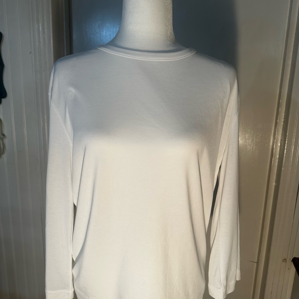 Vince White Long Sleeve Women's Tee